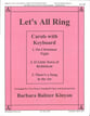 Let's All Ring Carols with Keyboard Handbell sheet music cover